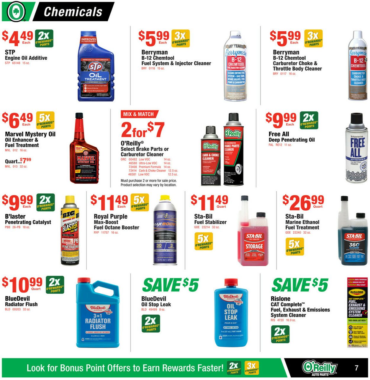 Weekly ad O’Reilly Auto Parts 08/27/2025 - 09/23/2025