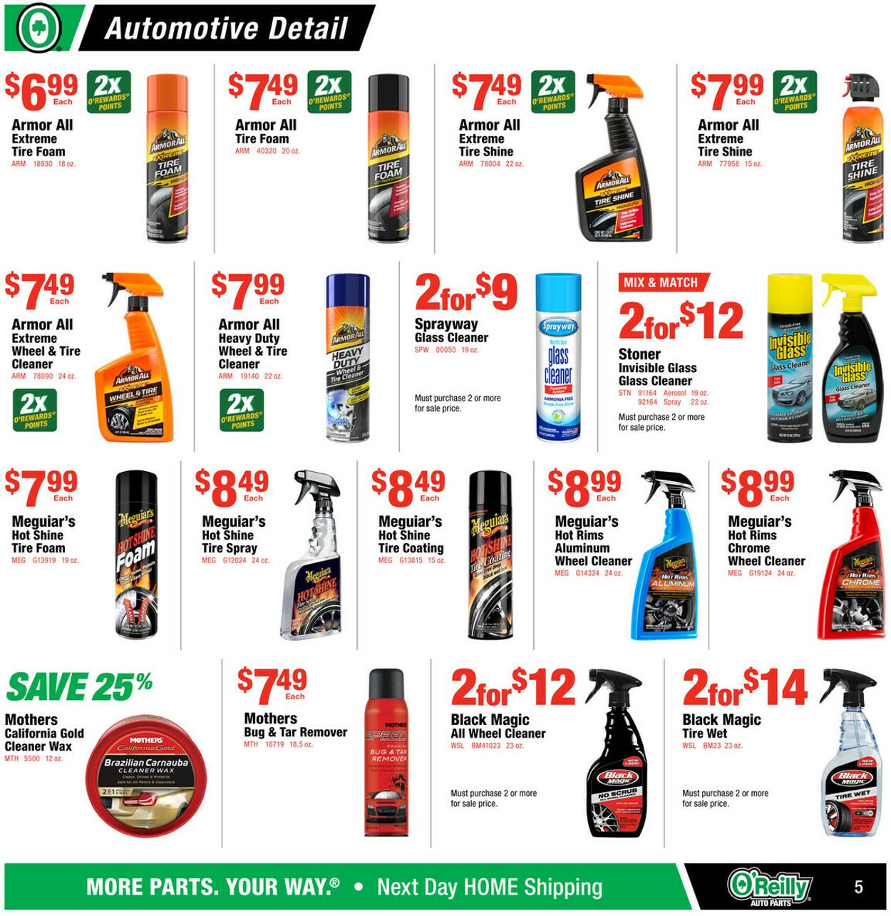 Weekly ad O’Reilly Auto Parts 07/30/2025 - 08/26/2025