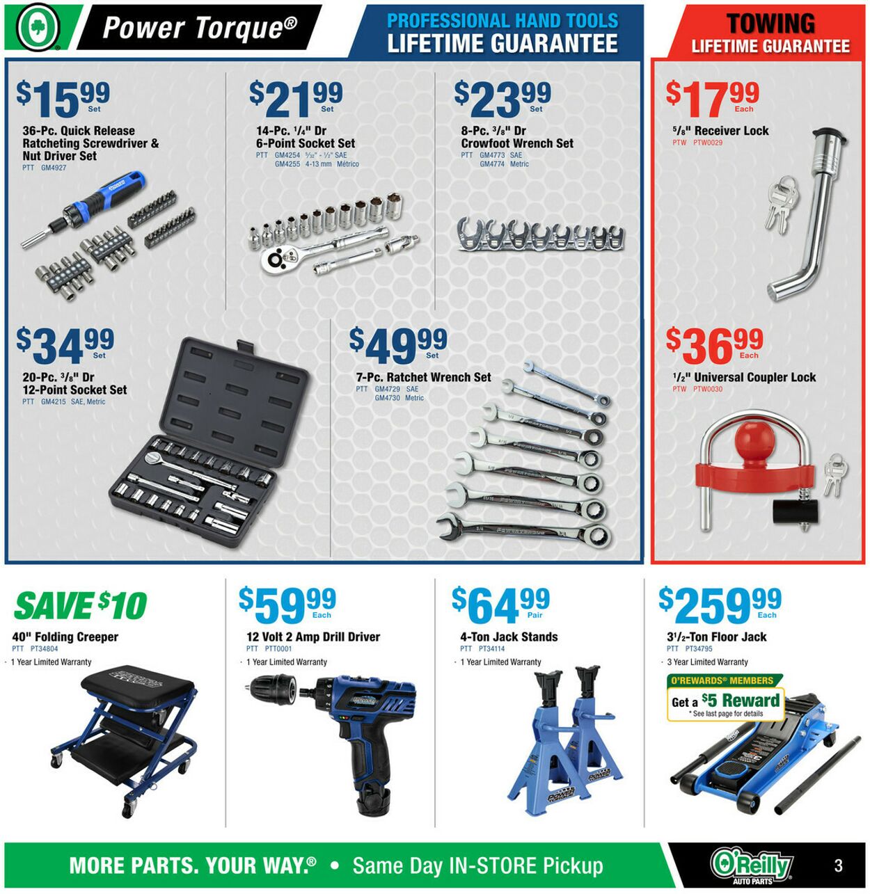 Weekly ad O’Reilly Auto Parts 07/30/2025 - 08/26/2025