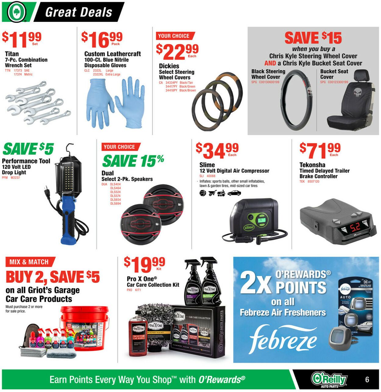 Weekly ad O’Reilly Auto Parts 07/30/2025 - 08/26/2025
