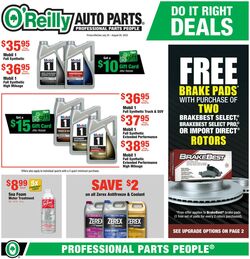 Weekly ad O’Reilly Auto Parts 07/30/2025 - 08/26/2025
