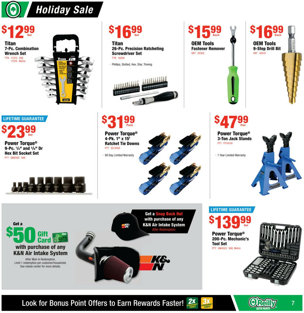 Weekly ad O’Reilly Auto Parts 11/26/2025 - 12/30/2025