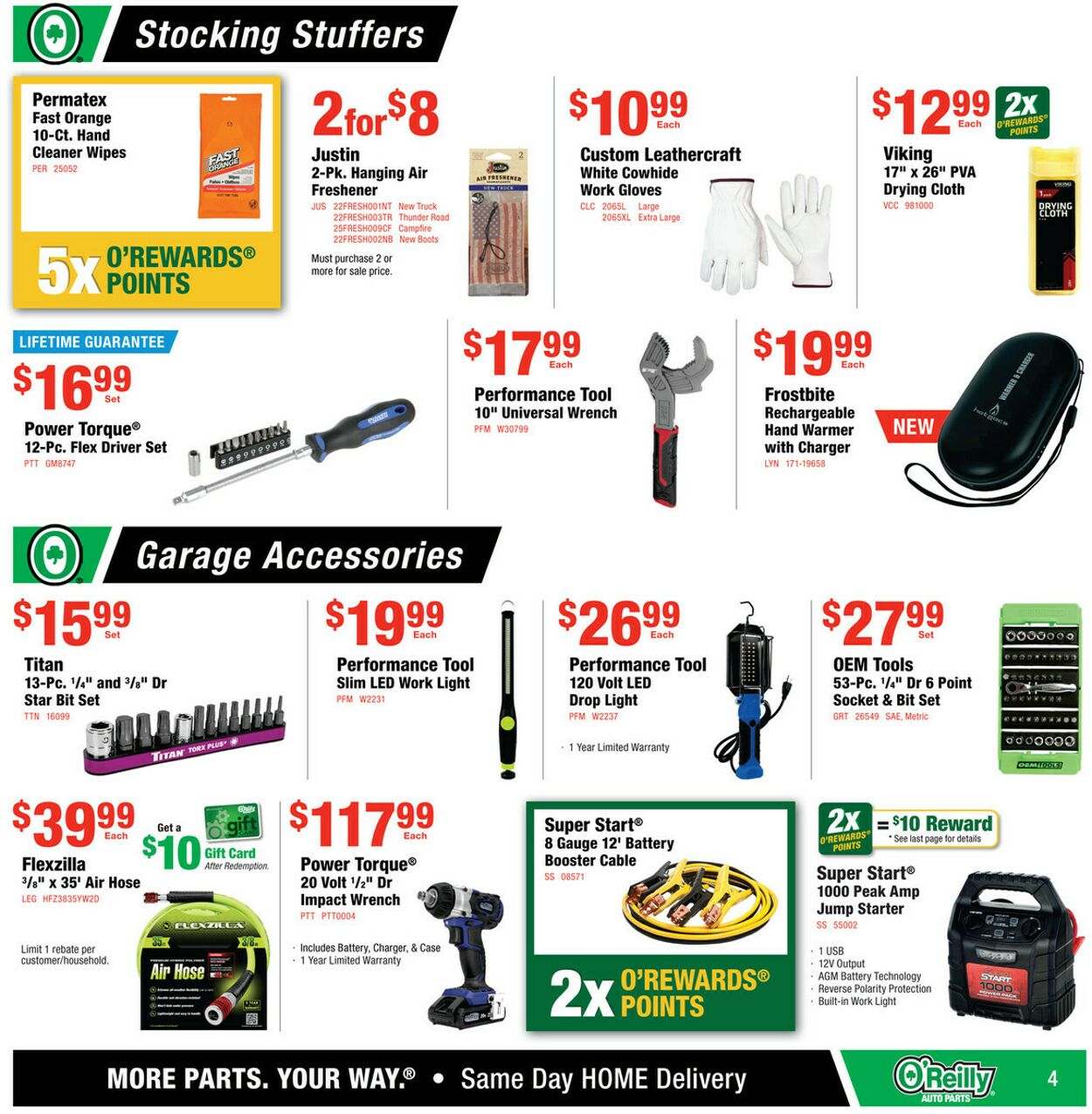 Weekly ad O’Reilly Auto Parts 11/26/2025 - 12/30/2025