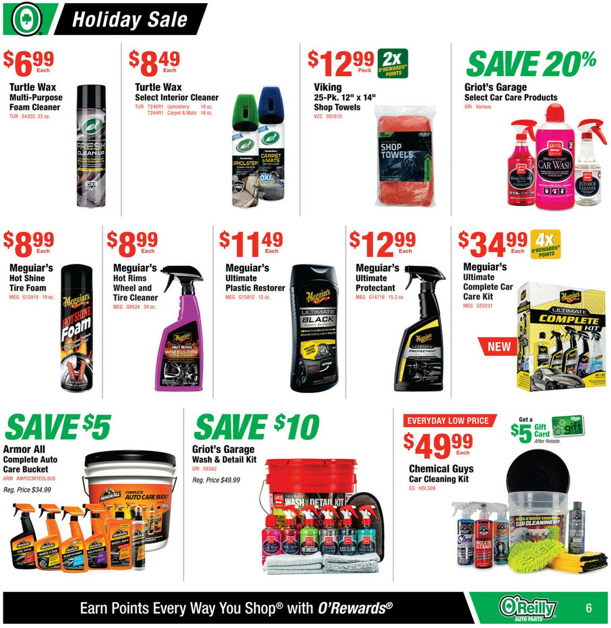 Weekly ad O’Reilly Auto Parts 11/26/2025 - 12/30/2025