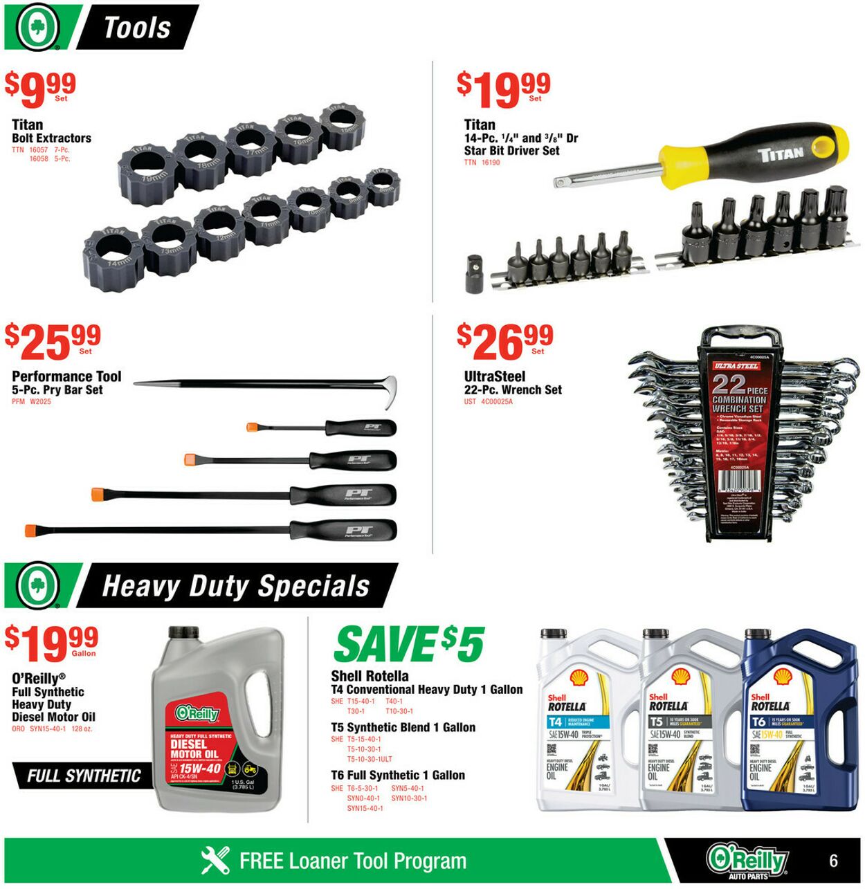 Weekly ad O’Reilly Auto Parts 05/28/2025 - 06/24/2025