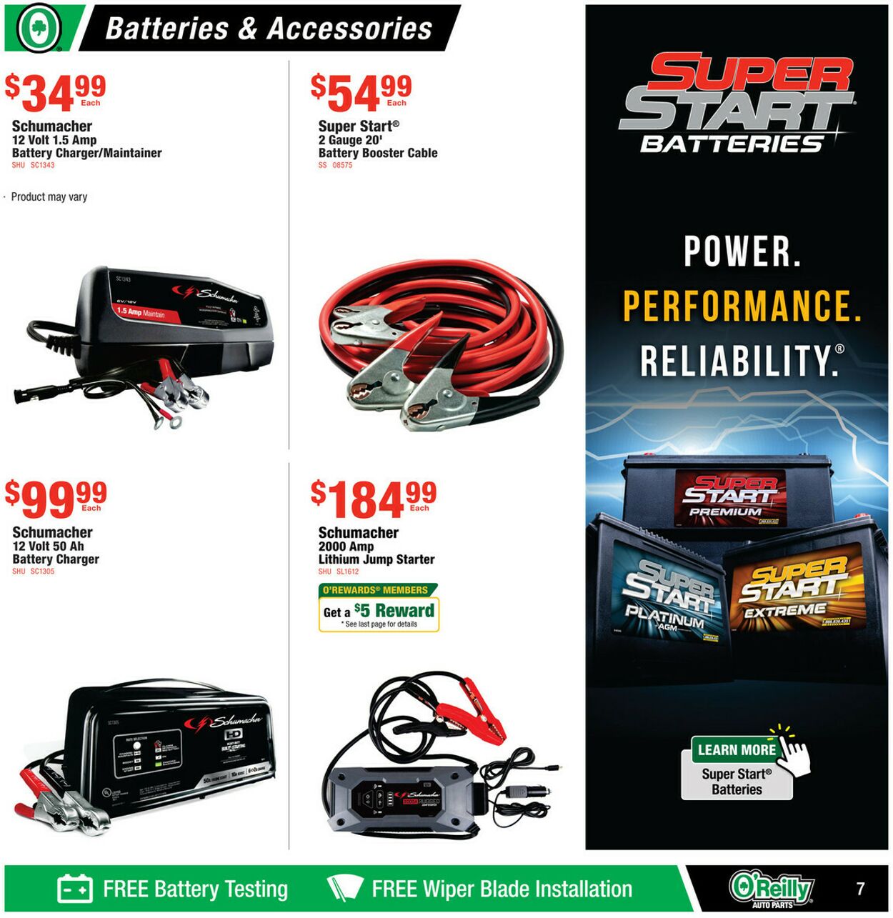 Weekly ad O’Reilly Auto Parts 05/28/2025 - 06/24/2025
