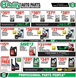 Weekly ad O’Reilly Auto Parts 10/29/2025 - 11/25/2025