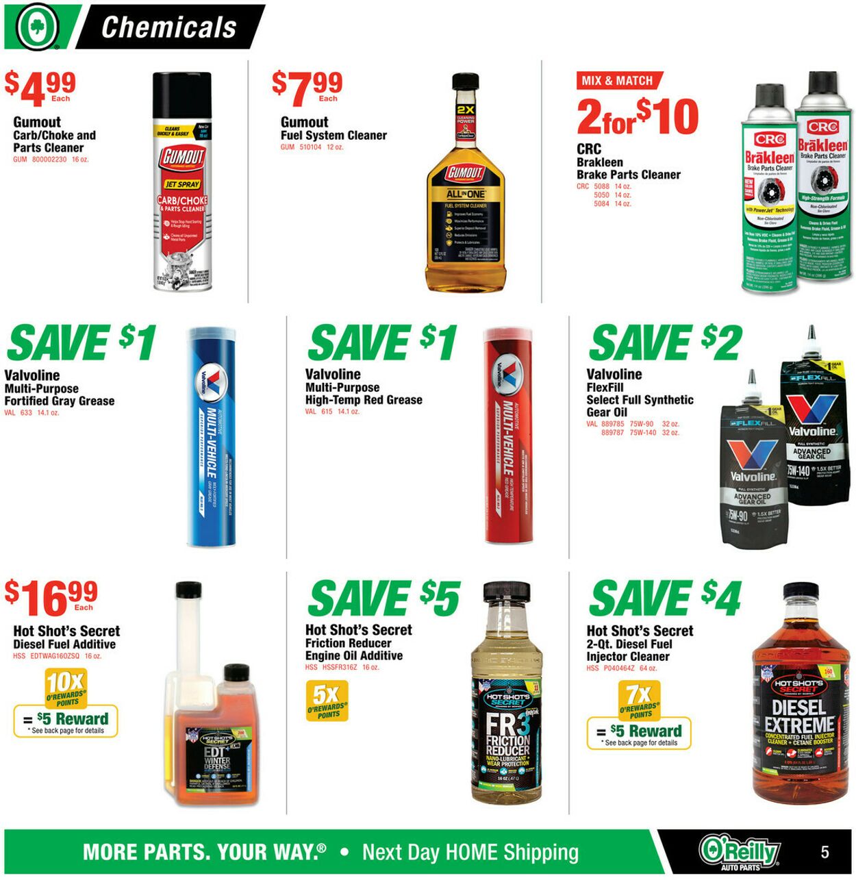 Weekly ad O’Reilly Auto Parts 10/29/2025 - 11/25/2025