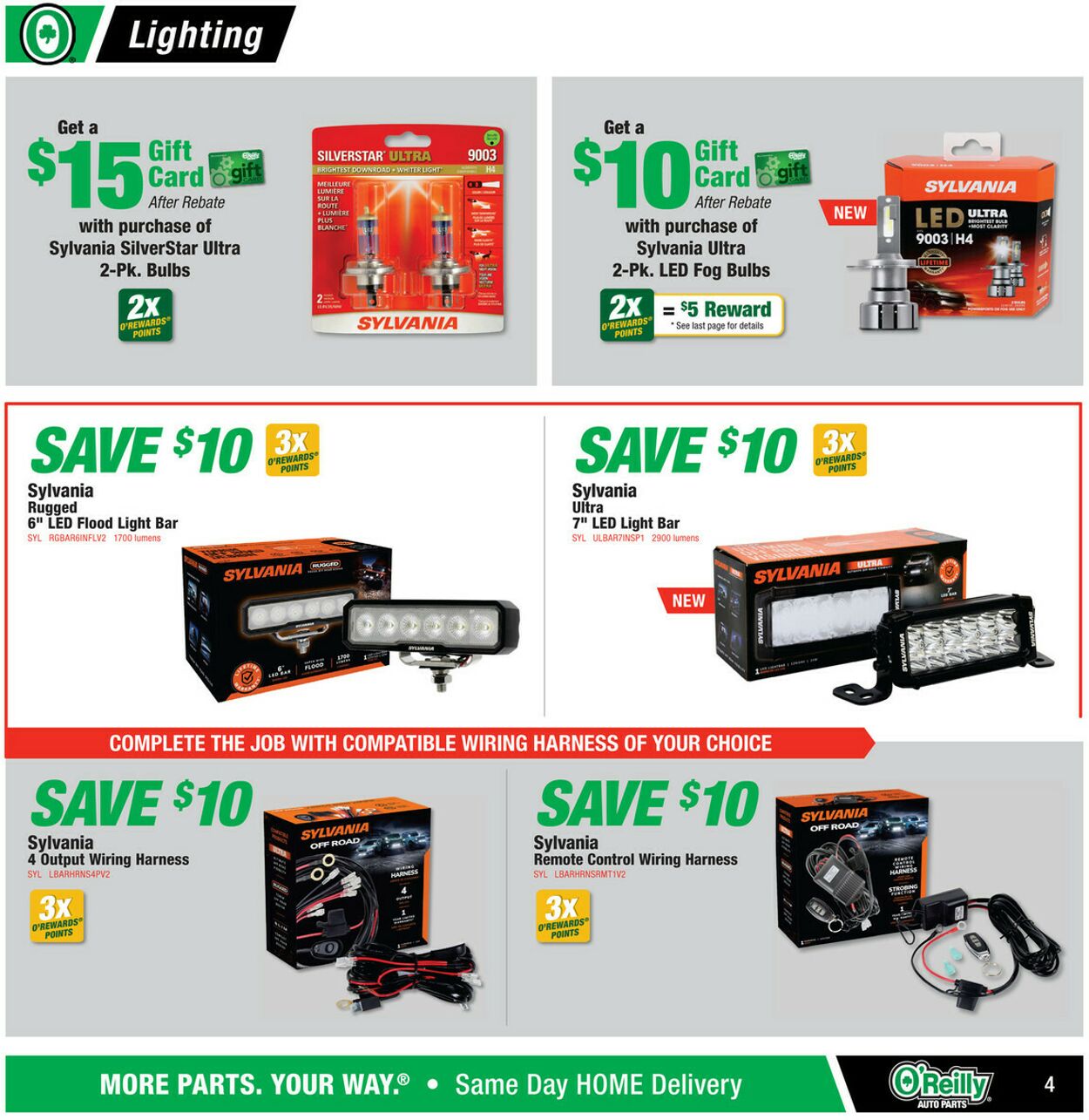 Weekly ad O’Reilly Auto Parts 10/29/2025 - 11/25/2025