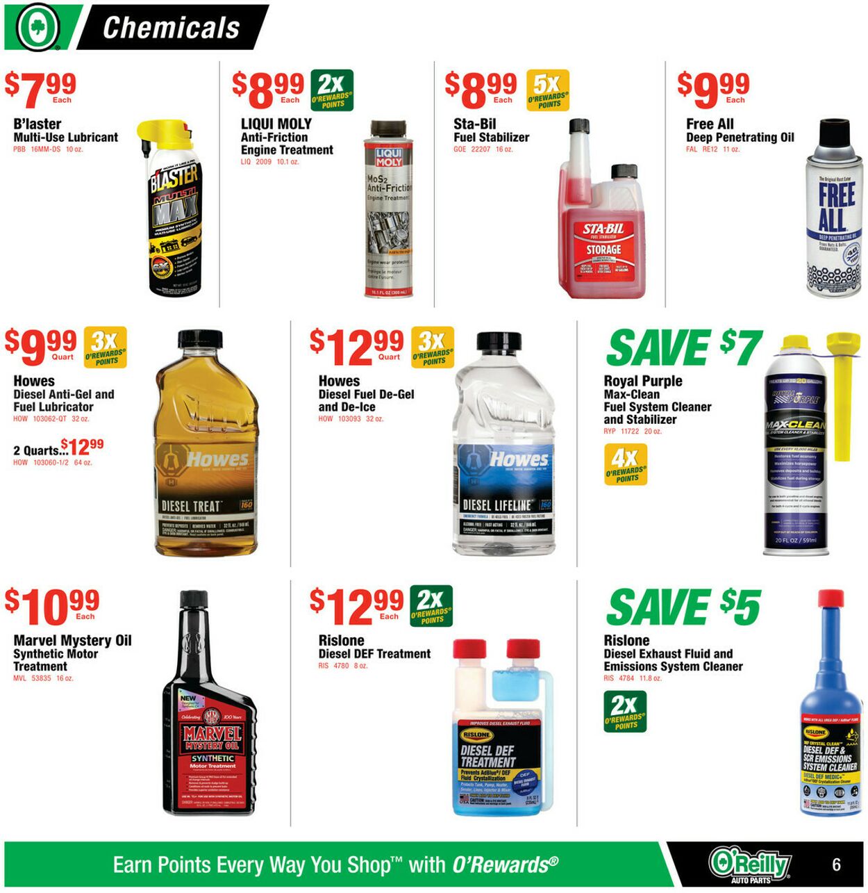 Weekly ad O’Reilly Auto Parts 10/29/2025 - 11/25/2025
