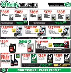 Weekly ad O’Reilly Auto Parts 10/29/2025 - 11/25/2025