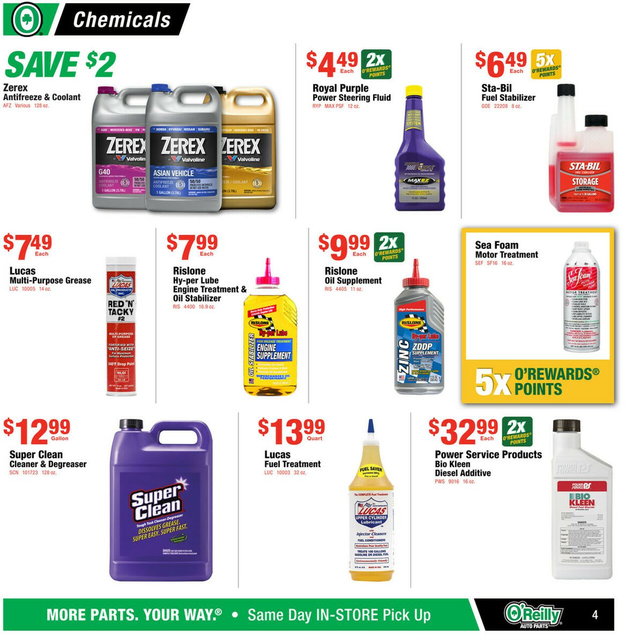 Weekly ad O’Reilly Auto Parts 09/24/2025 - 10/28/2025