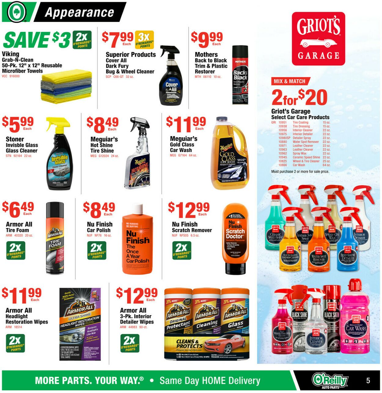 Weekly ad O’Reilly Auto Parts 09/24/2025 - 10/28/2025