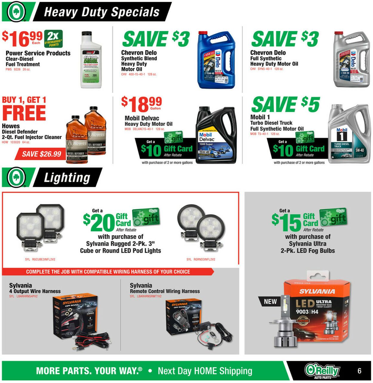 Weekly ad O’Reilly Auto Parts 09/24/2025 - 10/28/2025
