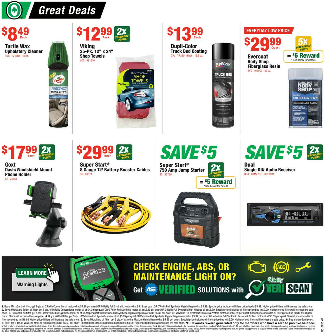 Weekly ad O’Reilly Auto Parts 09/24/2025 - 10/28/2025