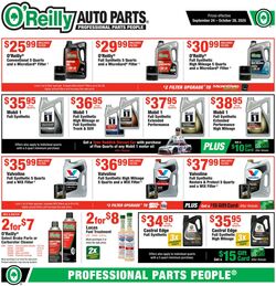 Weekly ad O’Reilly Auto Parts 09/24/2025 - 10/28/2025