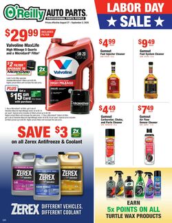 Weekly ad O’Reilly Auto Parts 08/27/2025 - 09/02/2025