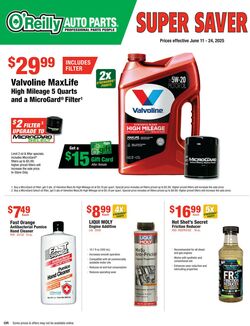 Weekly ad O’Reilly Auto Parts 06/11/2025 - 06/24/2025