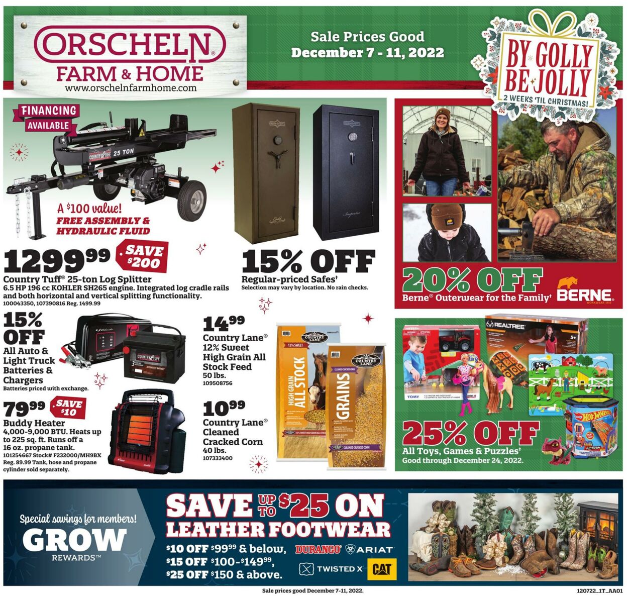 Weekly ad Orscheln Farm & Home 12/07/2022 - 12/11/2022