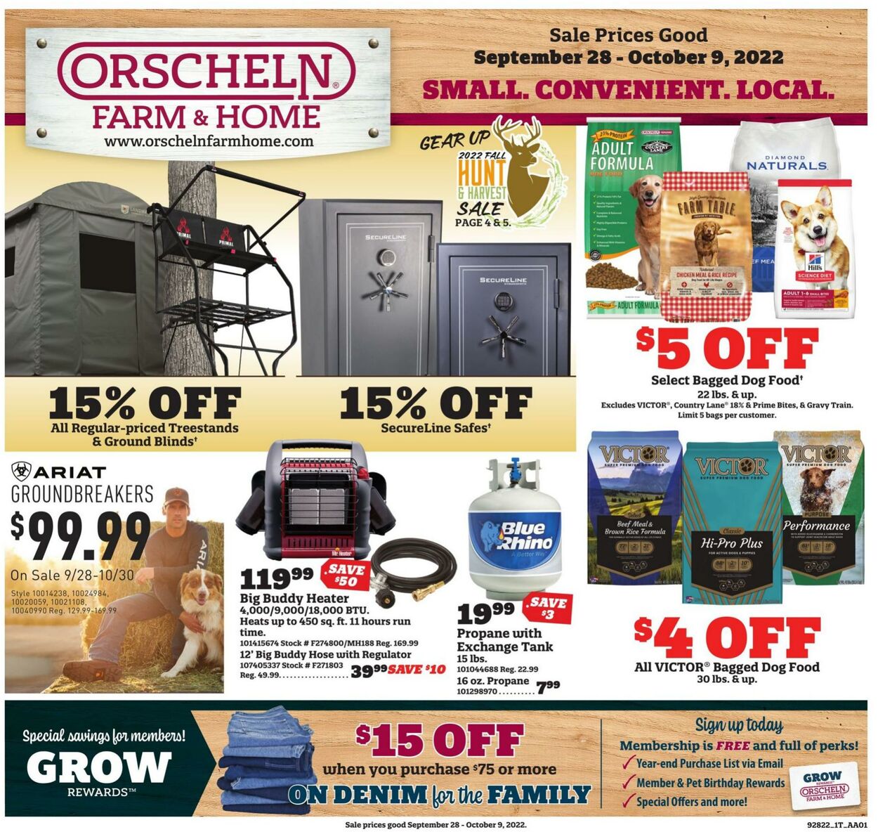 Weekly ad Orscheln Farm & Home 09/28/2022 - 10/09/2022