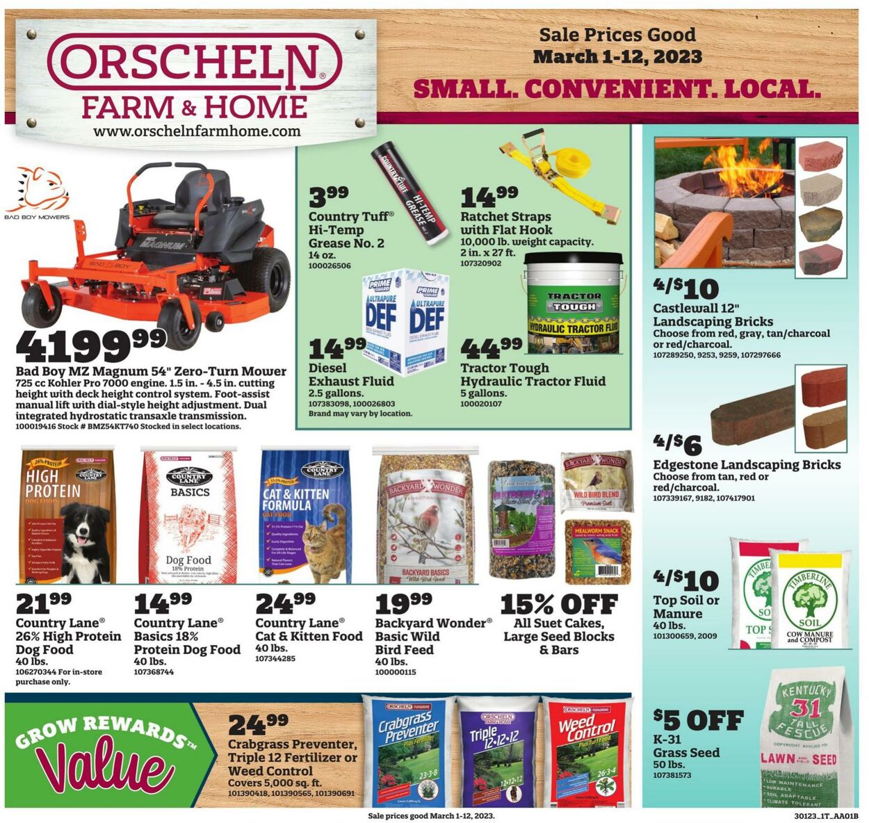 Weekly ad Orscheln Farm & Home 03/01/2023 - 03/12/2023