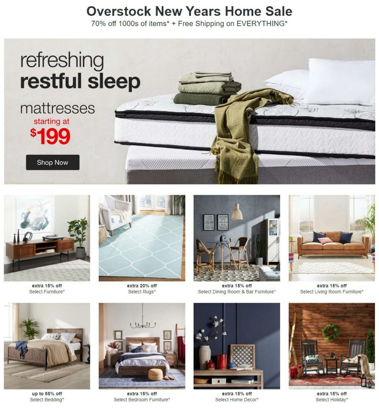 Weekly ad Overstock 01/01/2023 - 01/31/2023