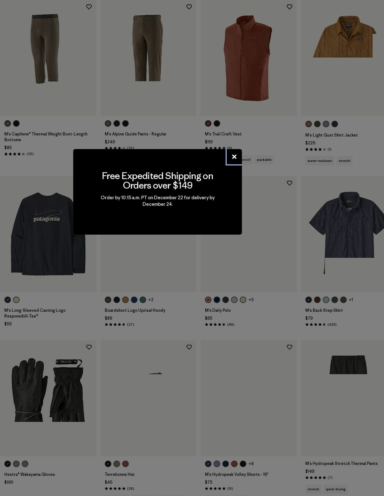 Weekly ad Patagonia 12/16/2025 - 12/31/2025