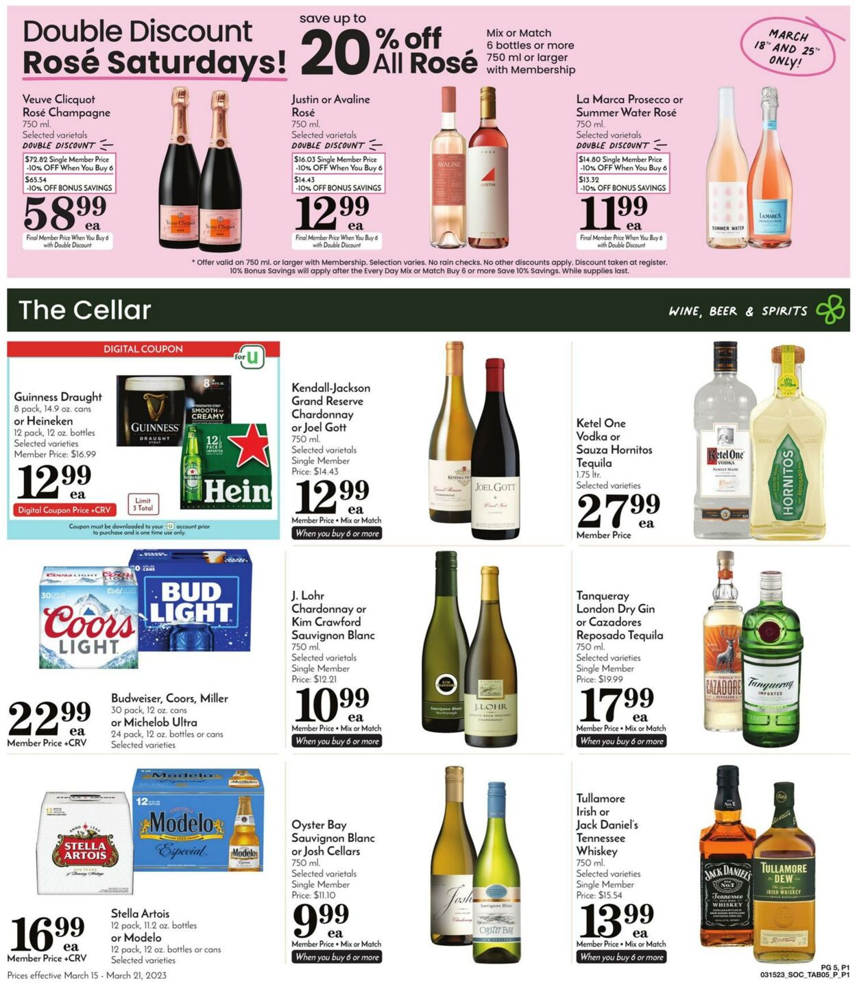 Weekly ad Pavilions 03/15/2023 - 03/21/2023