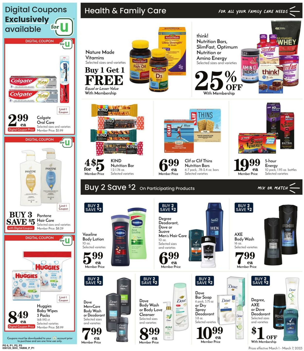 Weekly ad Pavilions 03/01/2023 - 03/07/2023