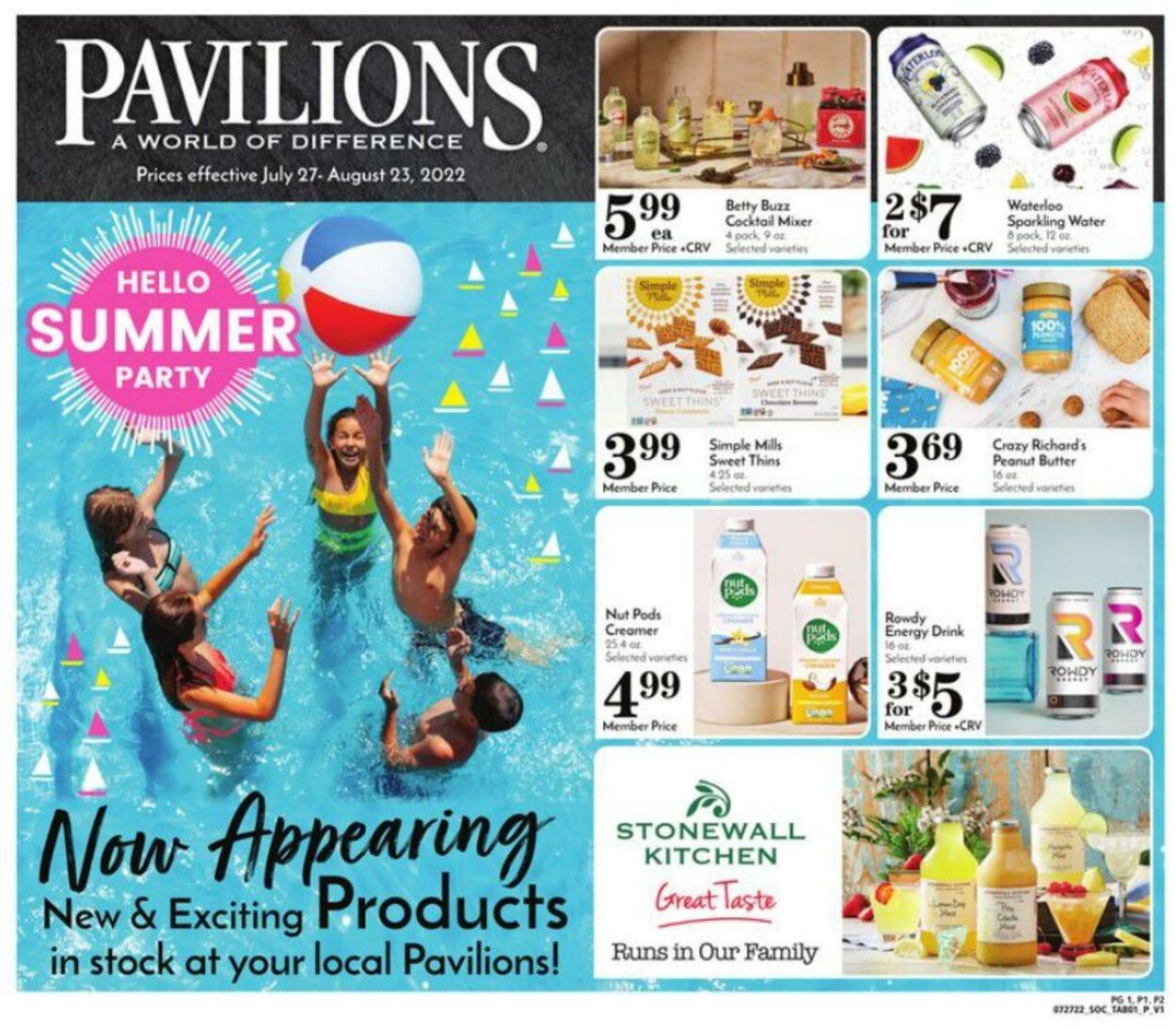 Weekly ad Pavilions 07/27/2022-08/23/2022