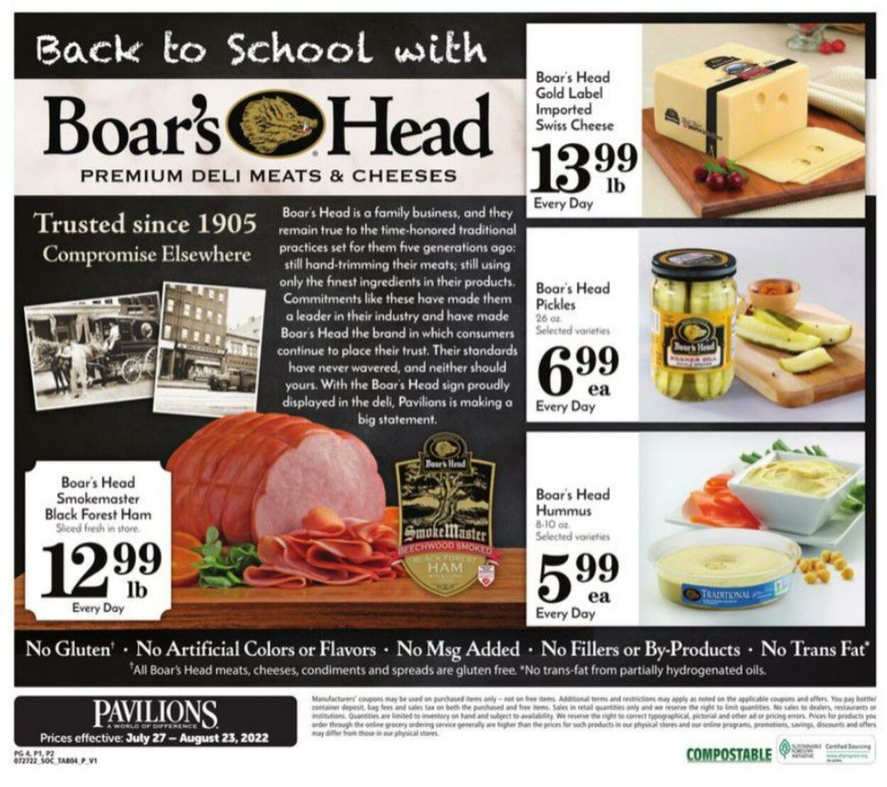 Weekly ad Pavilions 07/27/2022 - 08/23/2022