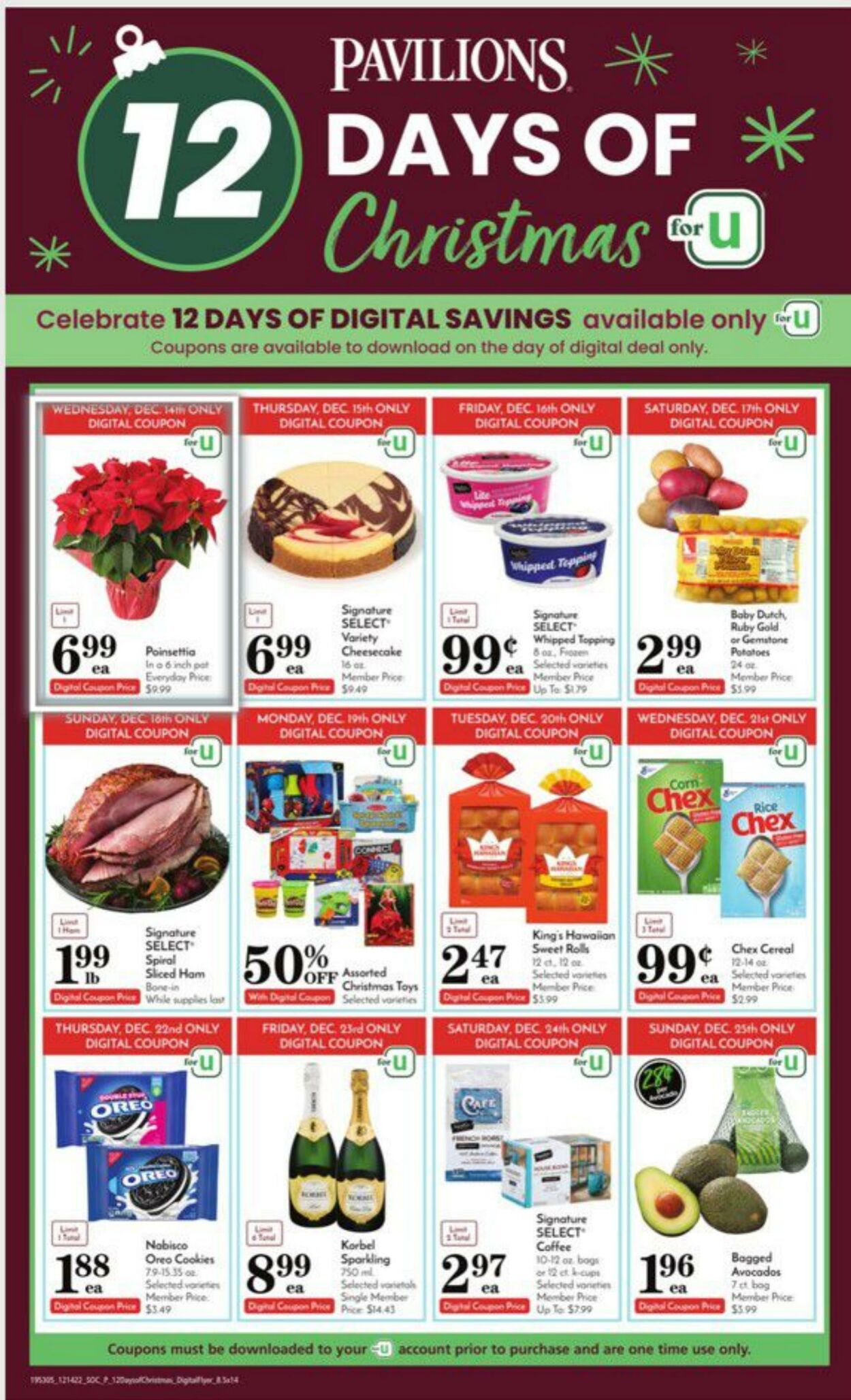 Weekly ad Pavilions 12/14/2022 - 12/25/2022