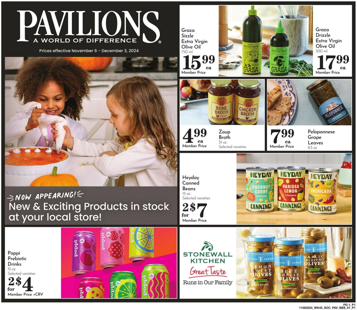 Weekly ad Pavilions 11/06/2024 - 12/03/2024