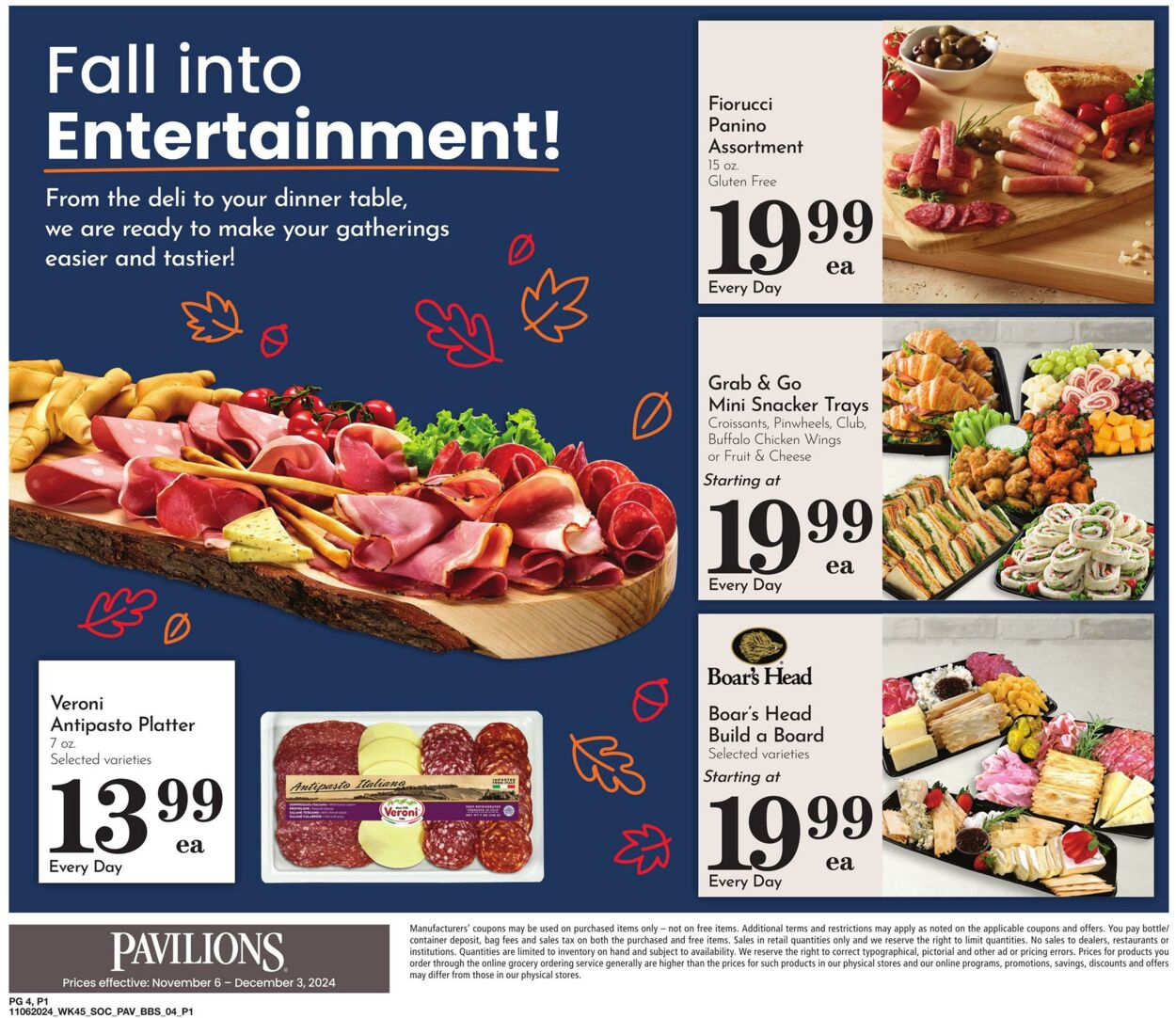 Weekly ad Pavilions 11/06/2024 - 12/03/2024