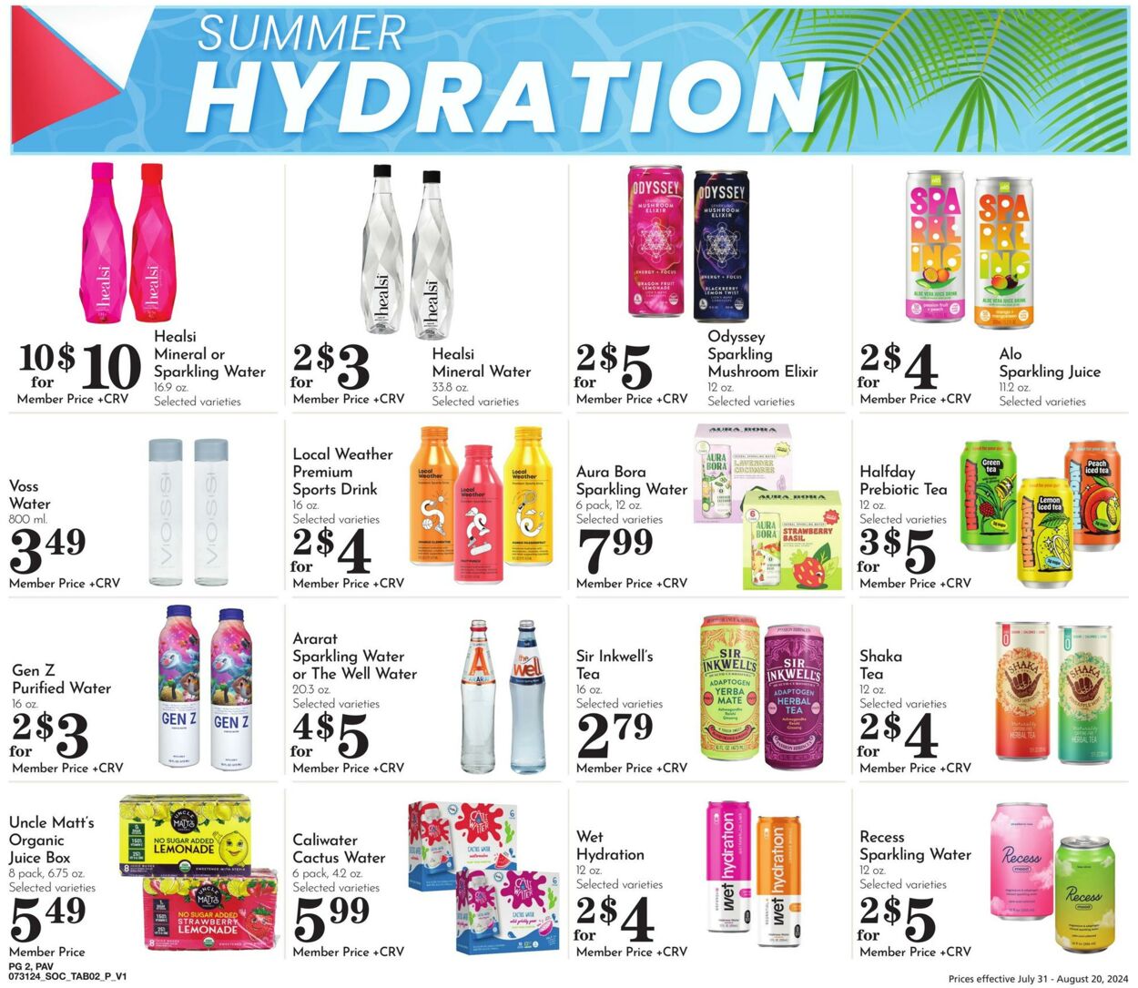 Weekly ad Pavilions 07/31/2024 - 08/20/2024