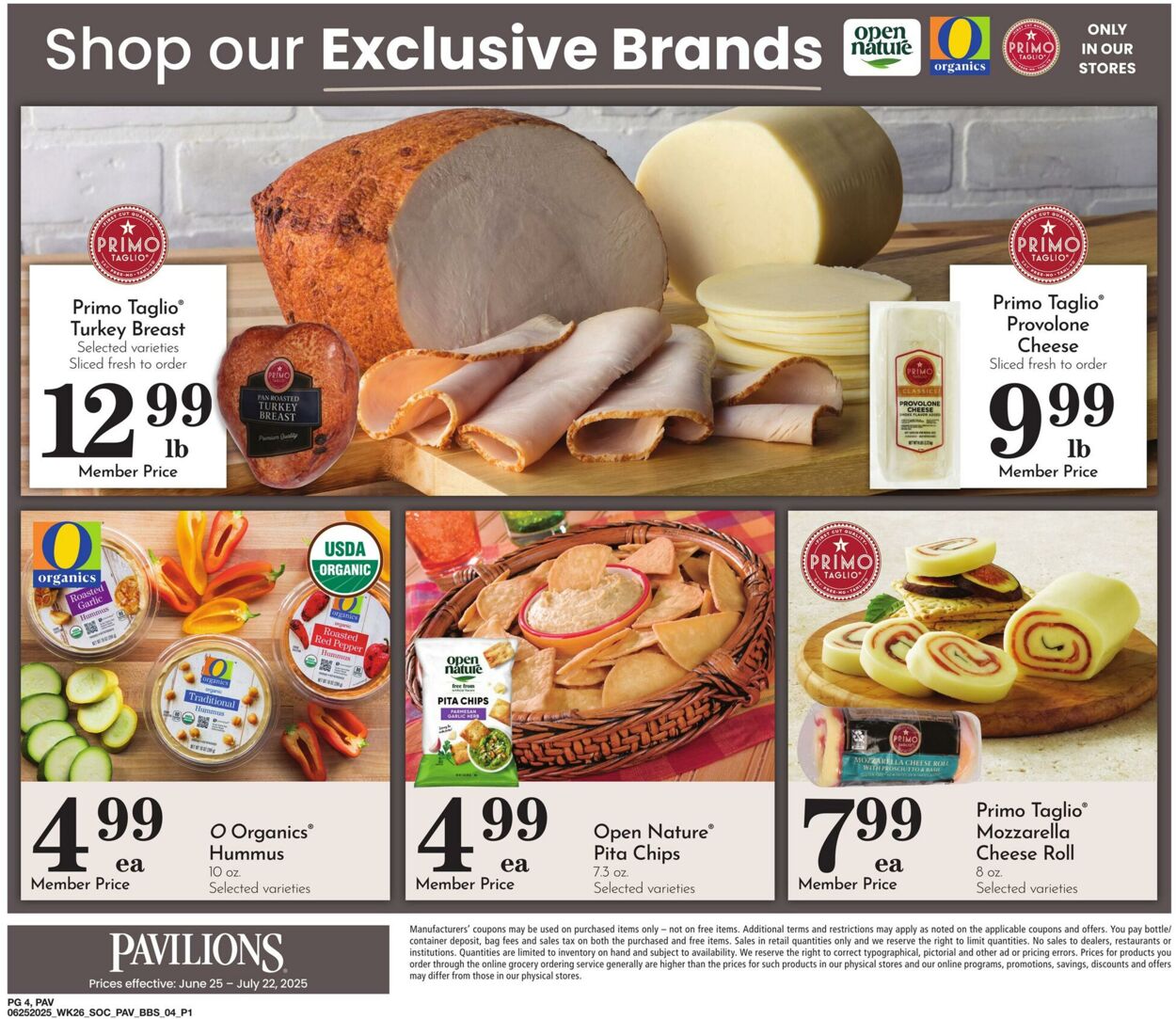 Weekly ad Pavilions 06/25/2025 - 07/22/2025