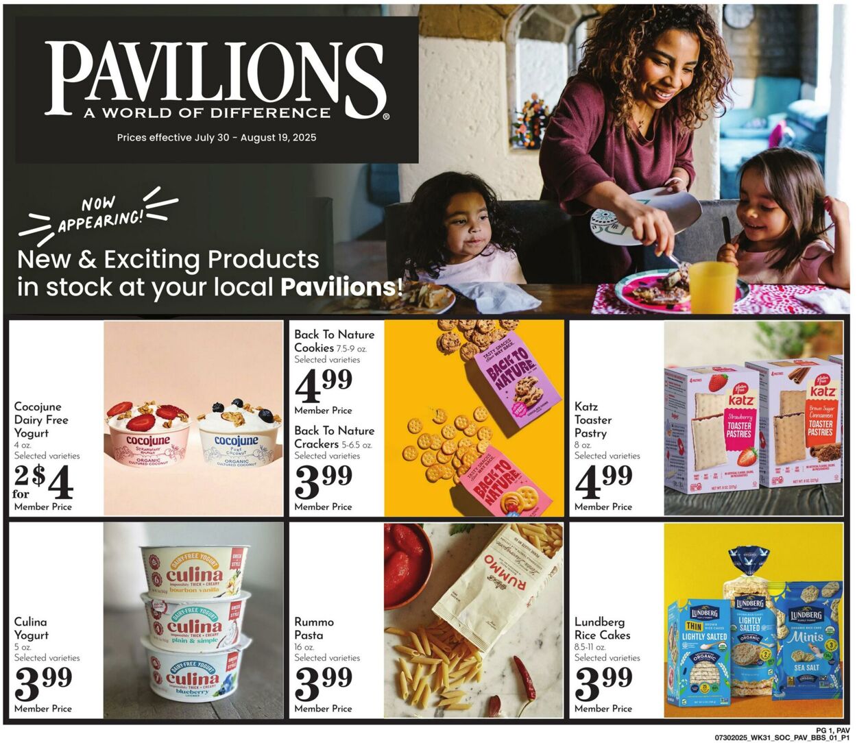 Weekly ad Pavilions 07/30/2025 - 08/19/2025