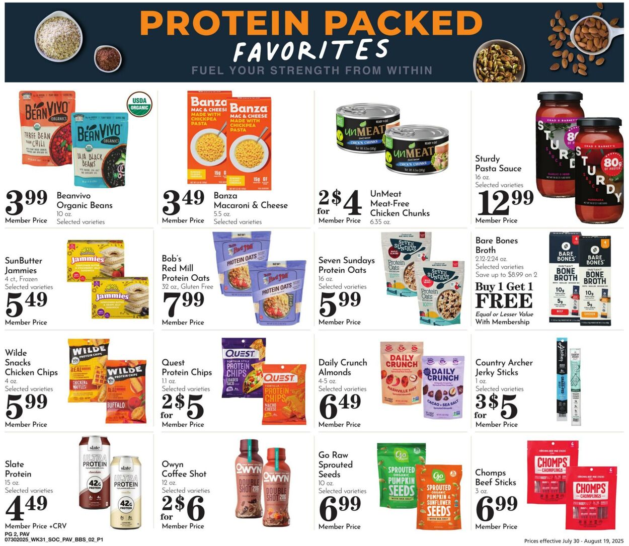 Weekly ad Pavilions 07/30/2025 - 08/19/2025