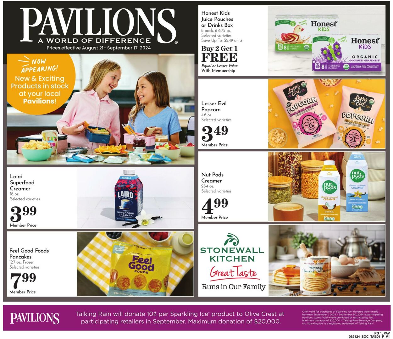 Weekly ad Pavilions 08/21/2024 - 09/17/2024