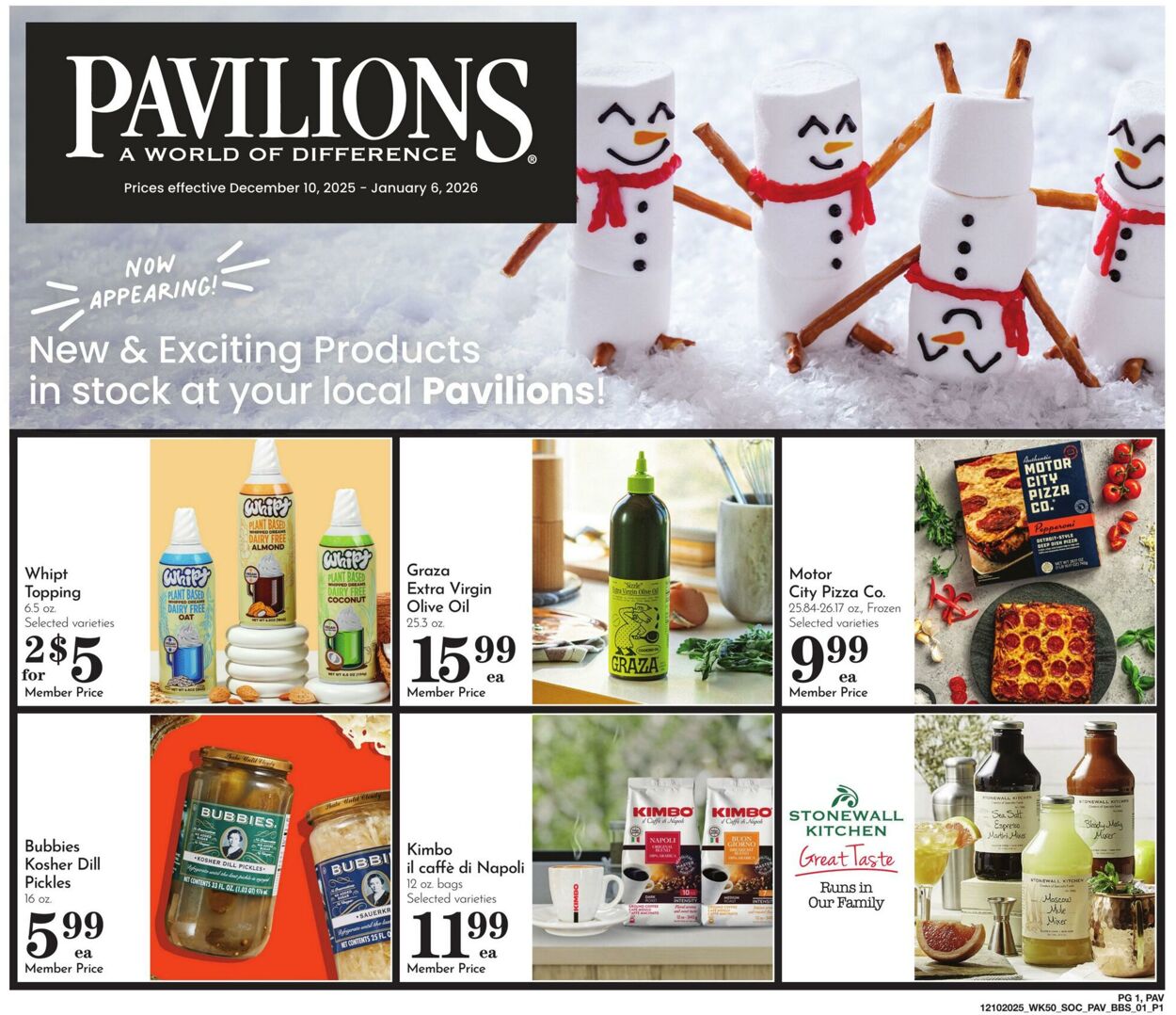 Weekly ad Pavilions 12/10/2025 - 01/06/2026