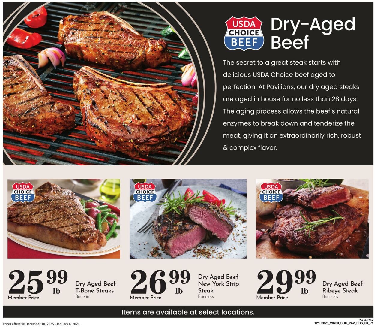 Weekly ad Pavilions 12/10/2025 - 01/06/2026