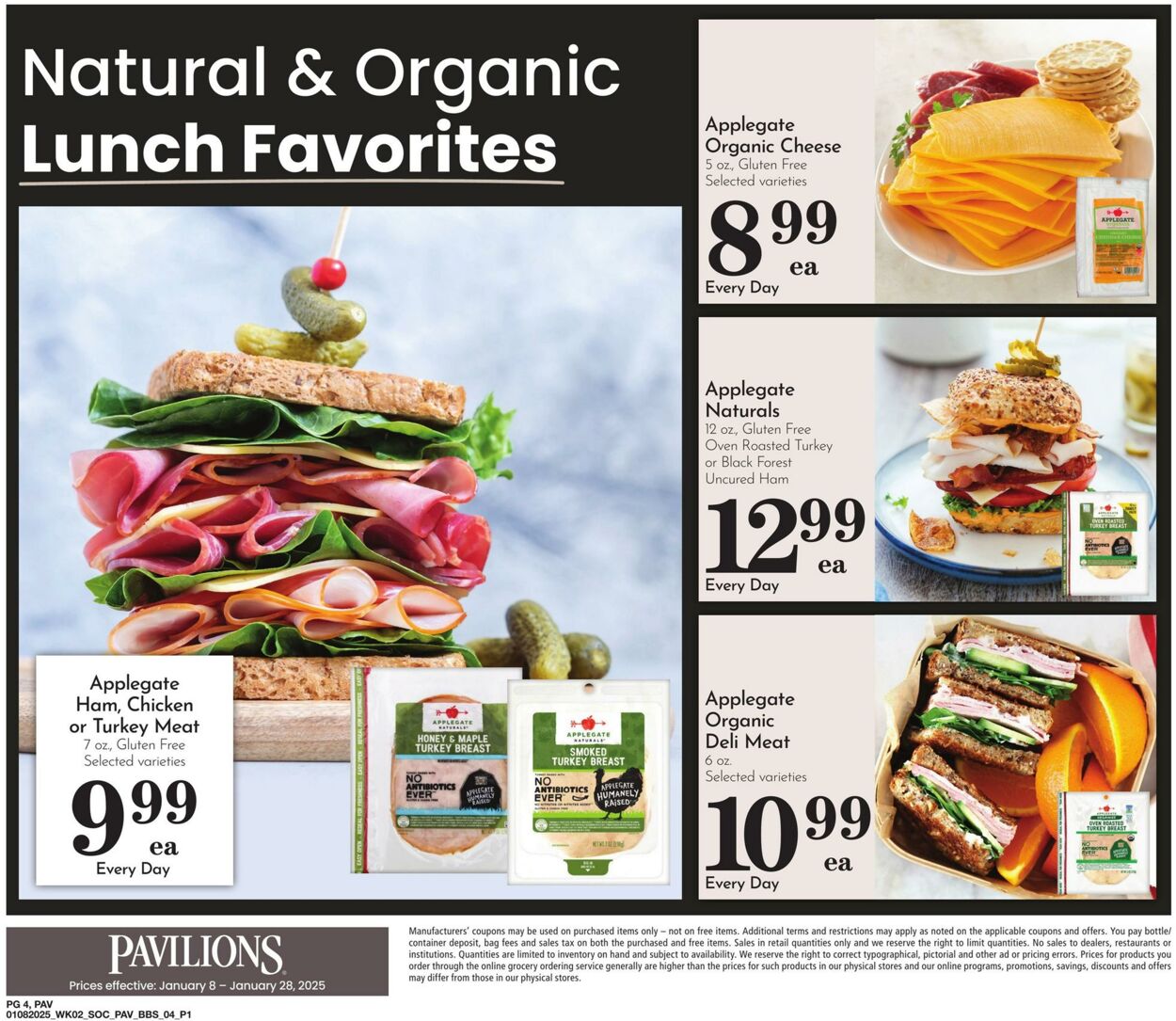 Weekly ad Pavilions 01/08/2025 - 01/28/2025