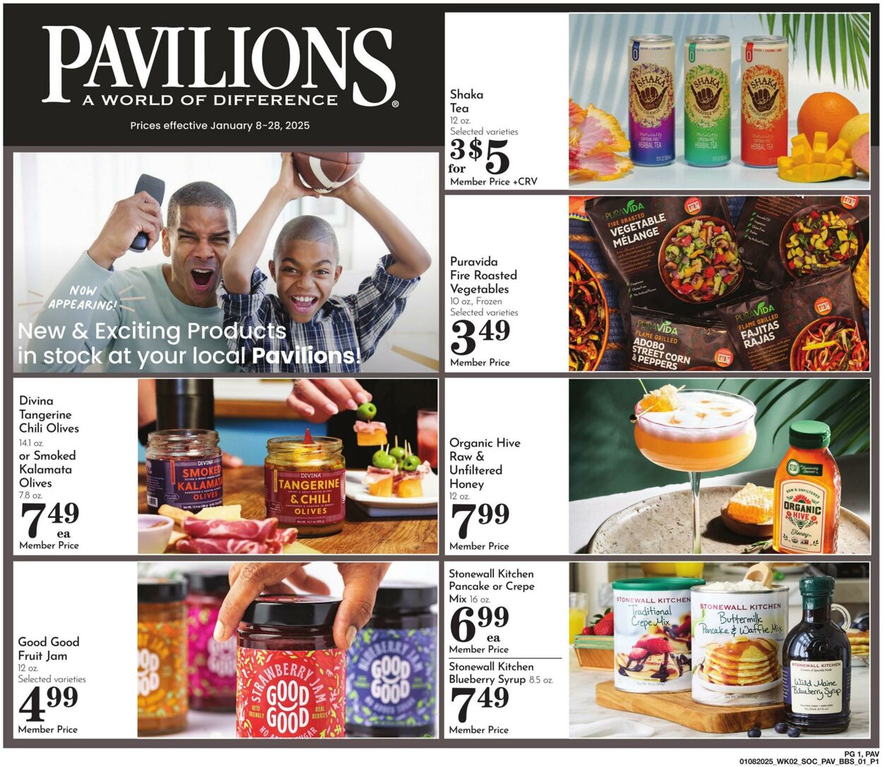 Weekly ad Pavilions 01/08/2025 - 01/28/2025