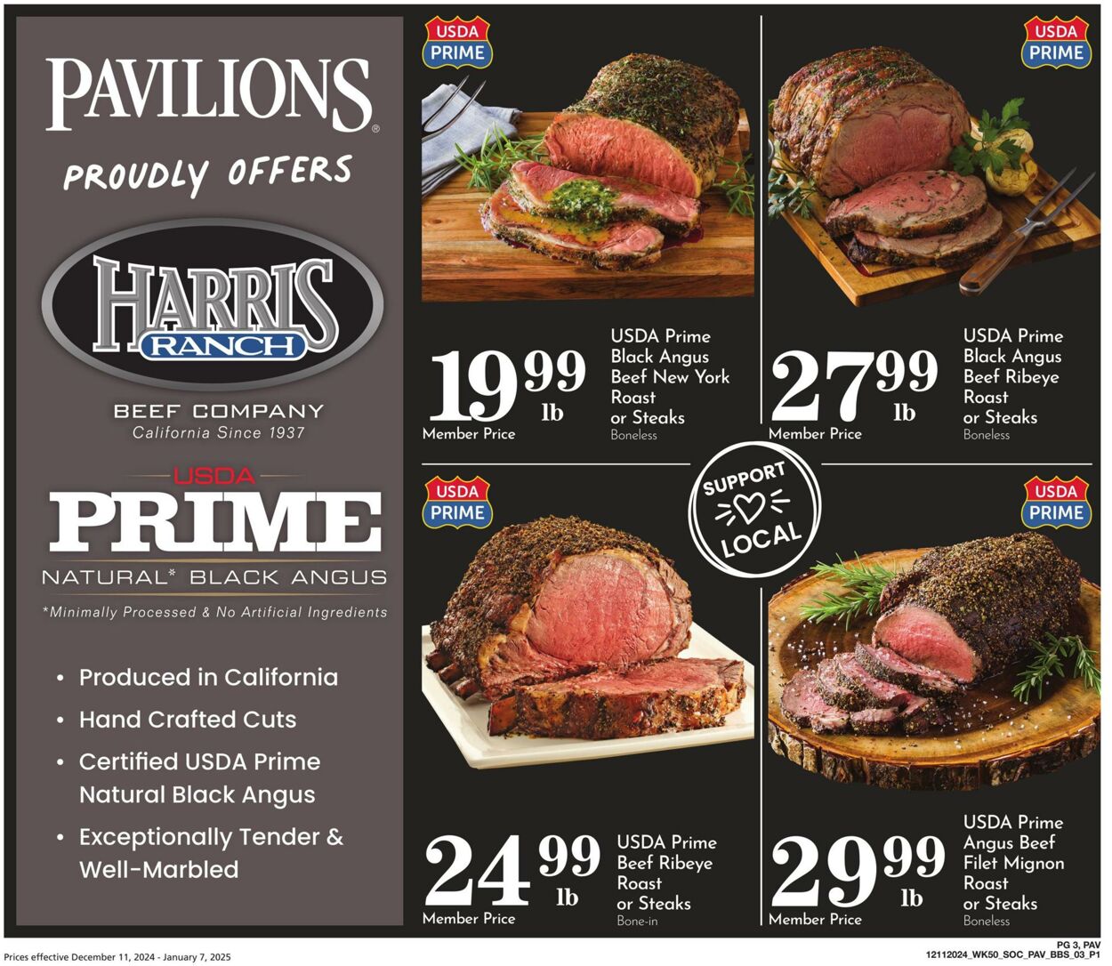 Weekly ad Pavilions 12/11/2024 - 01/07/2025