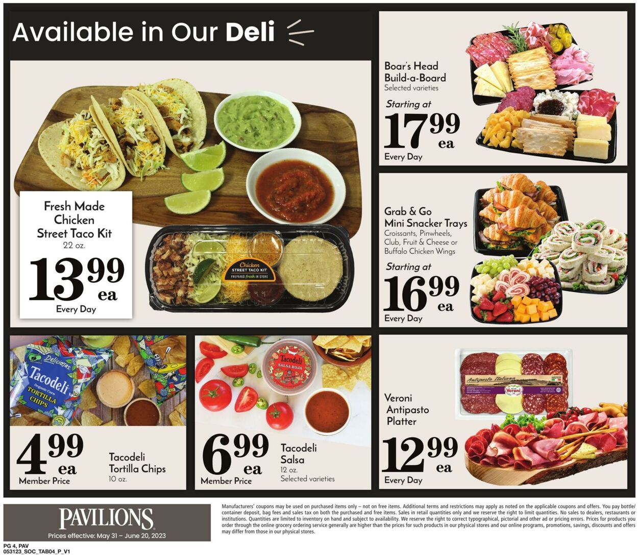 Weekly ad Pavilions 05/31/2023 - 06/20/2023