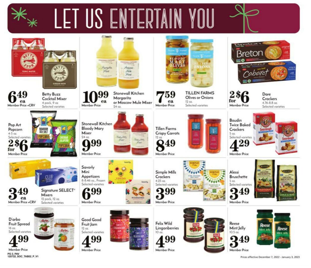 Weekly ad Pavilions 12/07/2022 - 01/03/2023