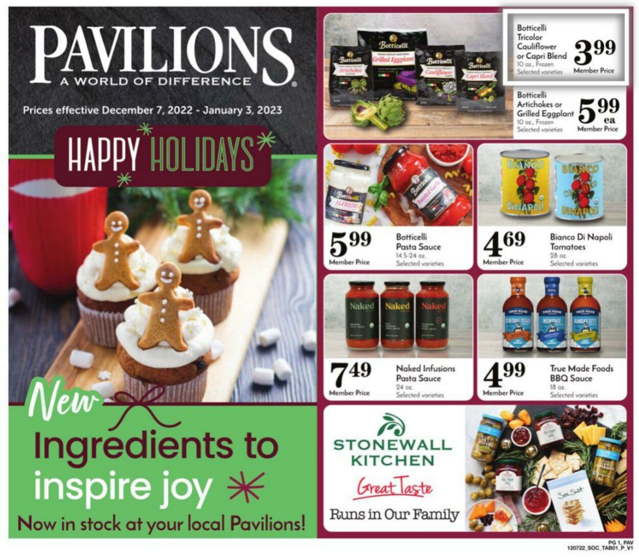 Weekly ad Pavilions 12/07/2022-01/03/2023