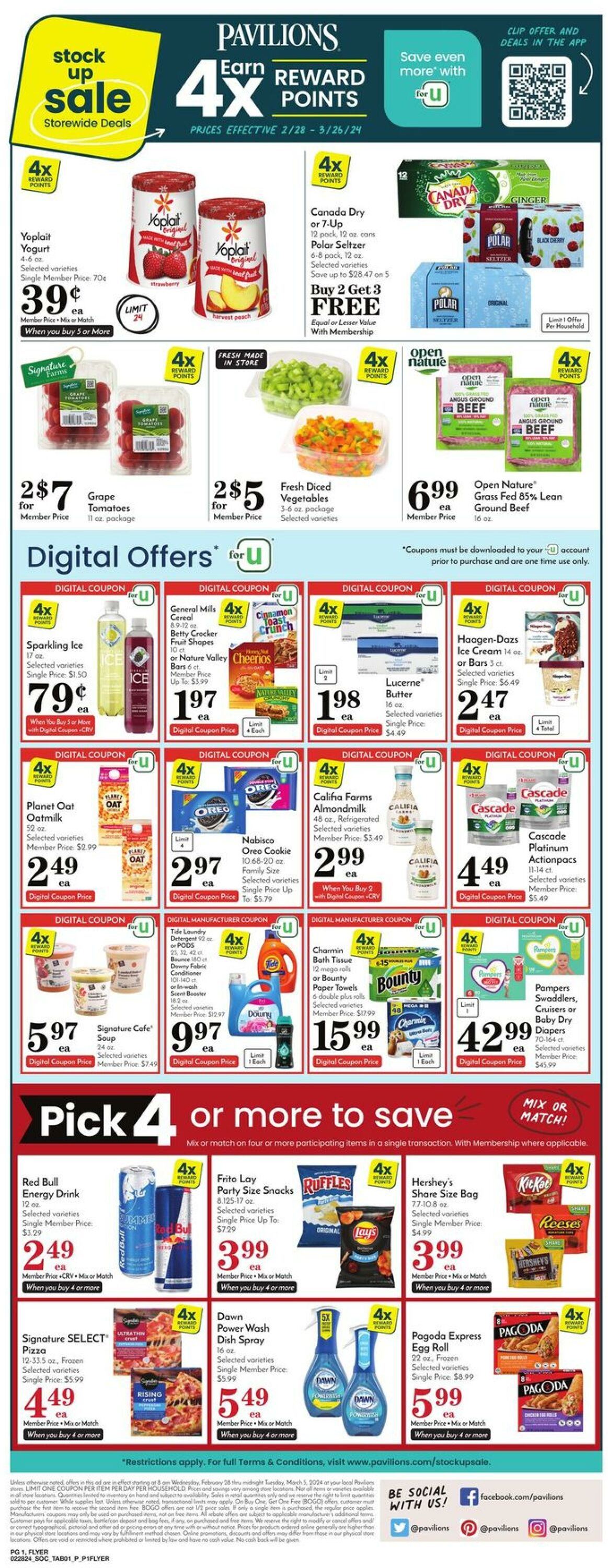 Weekly ad Pavilions 02/28/2024 - 03/26/2024