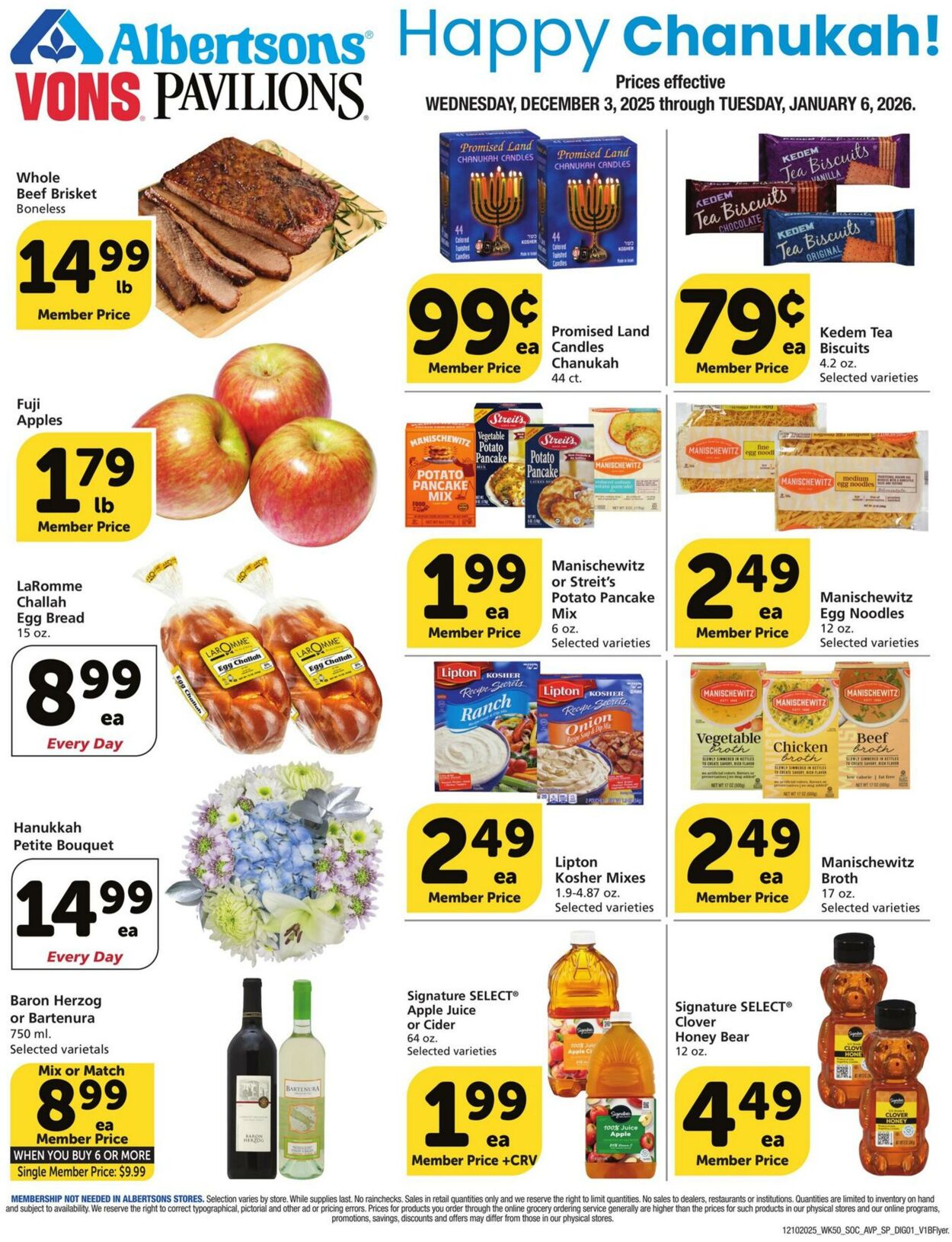 Weekly ad Pavilions 12/09/2025 - 01/06/2026