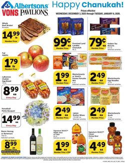 Weekly ad Pavilions 12/09/2025 - 01/06/2026
